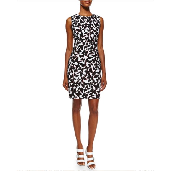 kate spade jewel butterfly sheath cotton dress - Picture 1 of 2